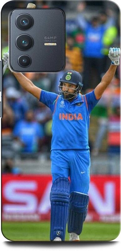 INTELLIZE Back Cover for Vivo V23 Pro 5G ROHIT SHARMA, INDIA, CRICKET, INDIAN CRICKET BATSMAN, HITMAN  (Multicolor, Hard Case, Pack of: 1)