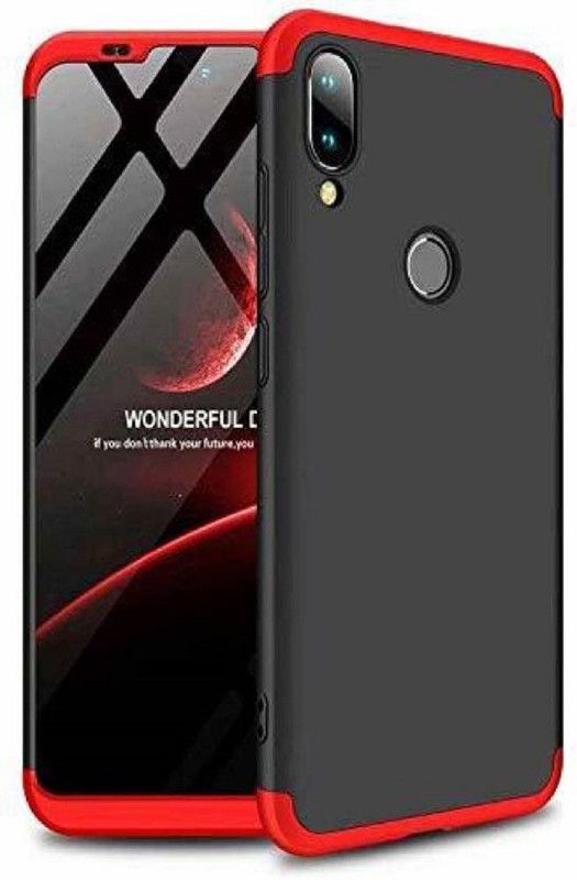 360 pro Back Cover for Vivo Y93  (Red, Black, Dual Protection, Pack of: 1)