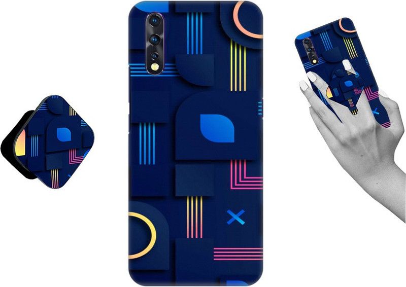 COBIERTAS Back Cover for Vivo Z1x  (Multicolor, Cases with Holder, Pack of: 1)