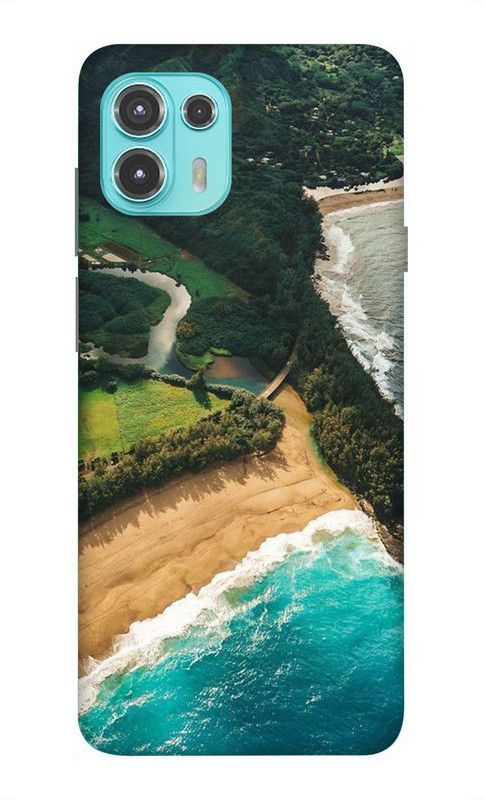 NDCOM Back Cover for Motorola Edge 20 Fusion Travel Beach Printed  (Multicolor, Hard Case, Pack of: 1)