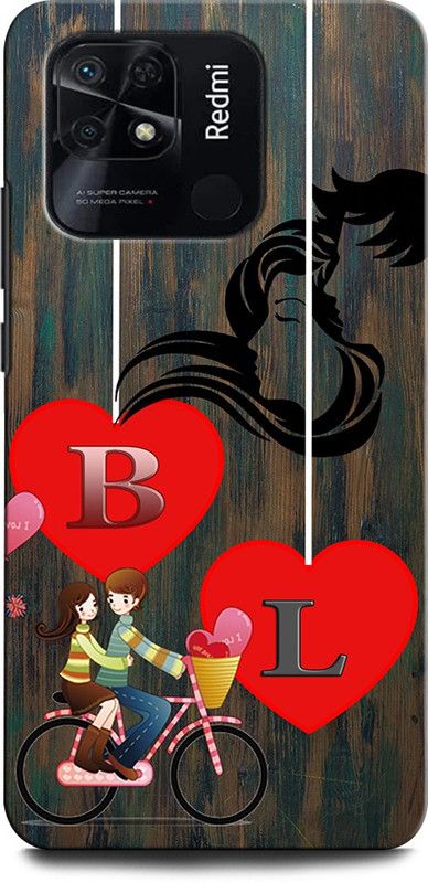 ORBIQE Back Cover for Redmi 10 BL, B LOVE L, L LOVE B, B LETTER, L LETTER, BL NAME  (Multicolor, Hard Case, Pack of: 1)