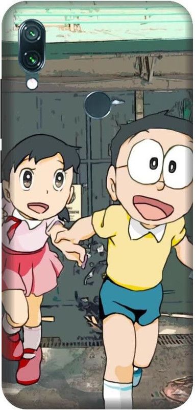 Vinsmoke Back Cover for Redmi Y3 Nobita, Doraemon, Cartoon, Anime  (Multicolor, Shock Proof, Pack of: 1)