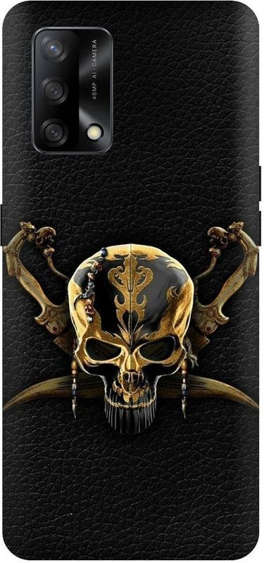SAVETREE Back Cover for Oppo F19, CPH2219, Oppo F19s, CPH2223, skull, colorfull shull  (Multicolor, 3D Case, Pack of: 1)