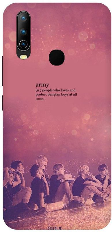 soulabiti Back Cover for BTS army, Bangtan Boys Vivo U10  (Multicolor, Matte Finish)