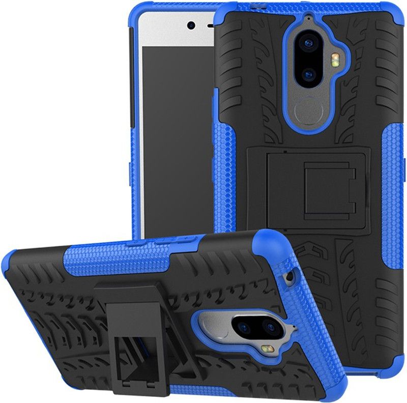 MOBIRUSH Back Cover for Lenovo K8  (Blue, Rugged Armor)