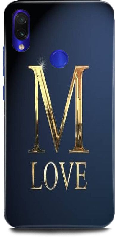 MP ARIES MOBILE COVER Back Cover for Redmi Note 7 Pro, M,letter,M,alphabet,M,love,M,name  (Multicolor, Hard Case, Pack of: 1)