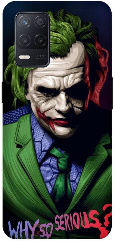PHONE WALEY.COM Back Cover for Realme Narzo 30 (5G) , RMX3242 ,The Joker,Batman ,Printed back cover  (Multicolor, Hard Case, Pack of: 1)