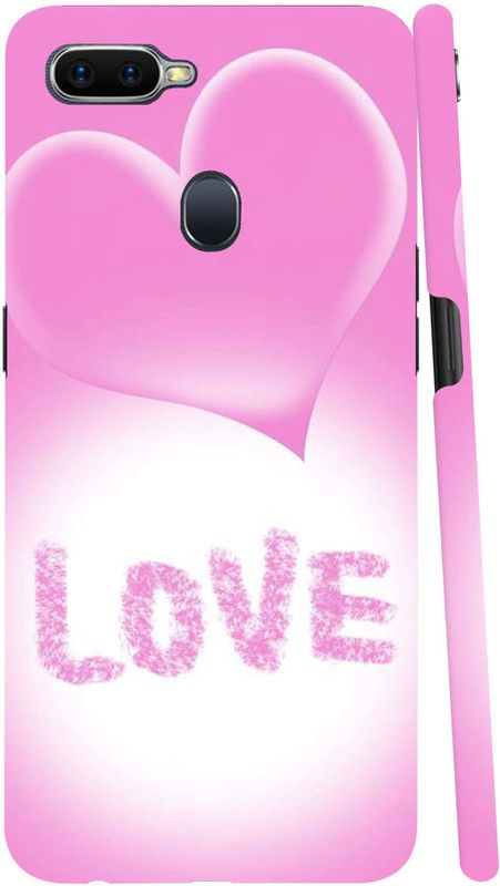 GS PANDA COLLECTIONS Back Cover for OPPO A12s  (Pink, White)