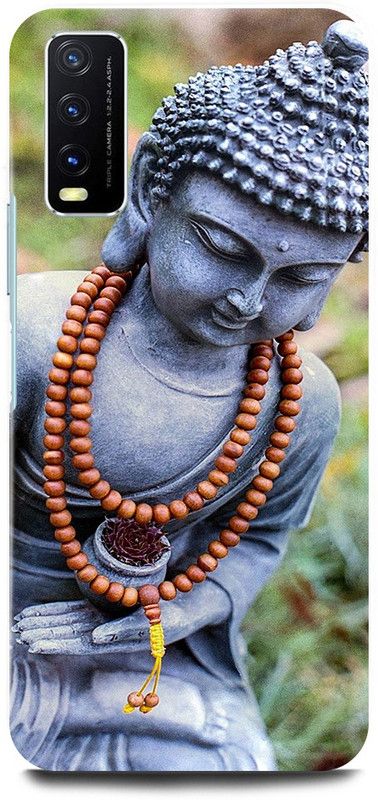 play fast Back Cover for Vivo Y20, V2029 GAUTAM, BUDDHA, NAMO, BUDDHAYE  (Blue, Hard Case, Pack of: 1)