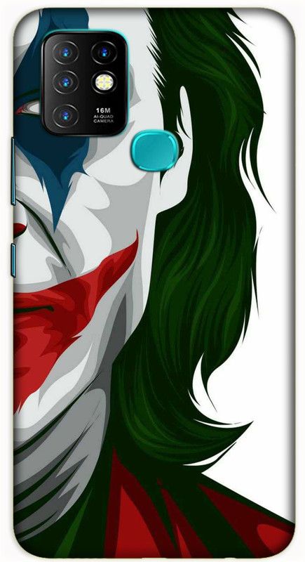 iprinto Back Cover for Infinix Hot 10 Joker Back Cover  (White, Hard Case, Pack of: 1)