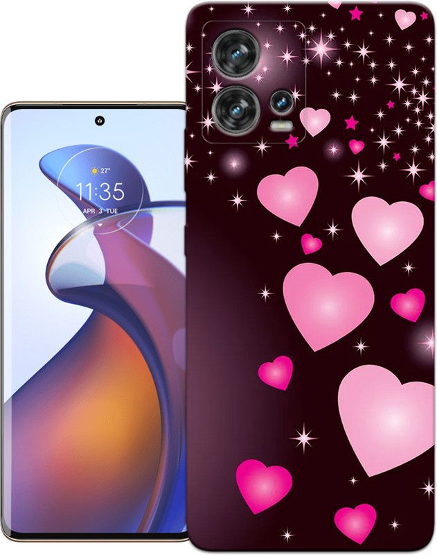 HANIRY Back Cover for MOTO EDGE 30 FUSION 5G back cover | Moto PAUN0001IN back cover | Design_29  (Multicolor, Flexible, Silicon, Pack of: 1)
