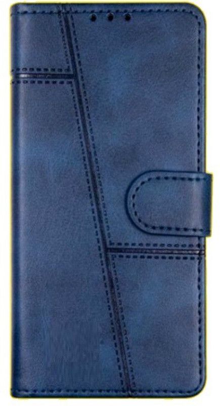 RAWAT Flip Cover for Realme Narzo 50 Flip Cover  (Blue, Dual Protection, Pack of: 1)