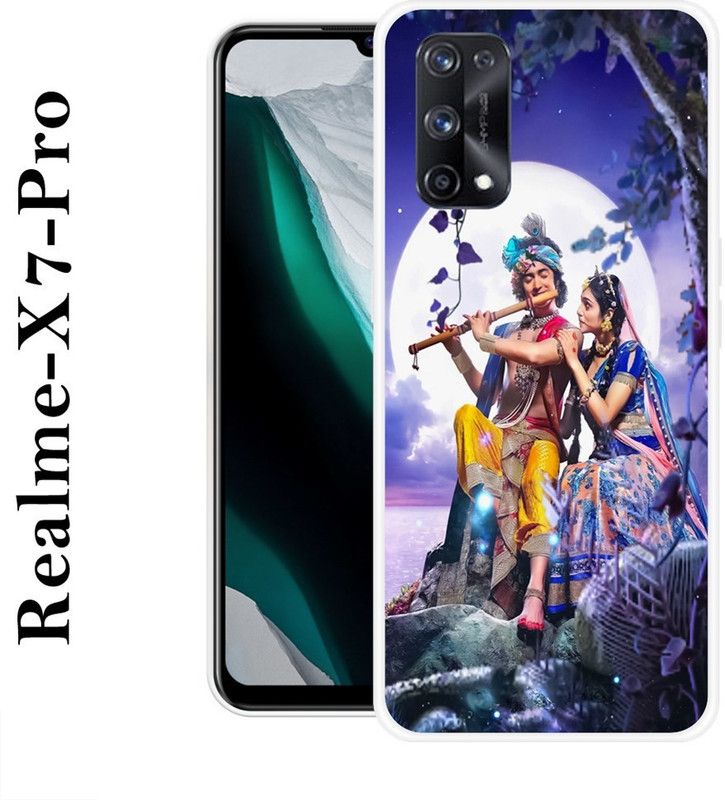 REALKING Back Cover for Realme X7 Pro  (Multicolor, Silicon)