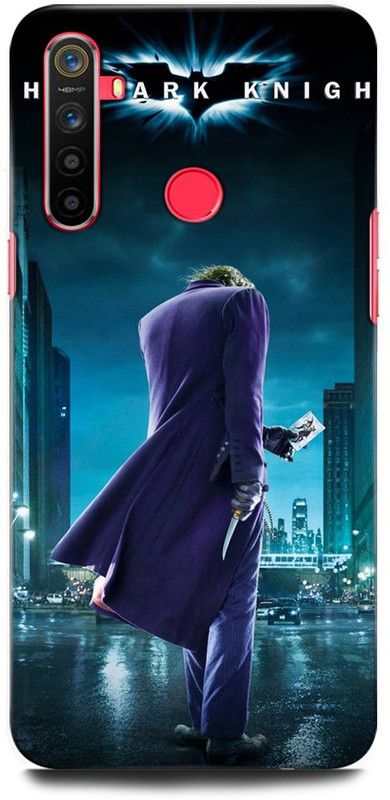 ORBIQE Back Cover for Realme 5i RMX2030 JOKER, BATMAN, HEALTH LEDGER JOKER, DARK KNIGHT, WHY SO SERIOUS  (Multicolor, Hard Case, Pack of: 1)