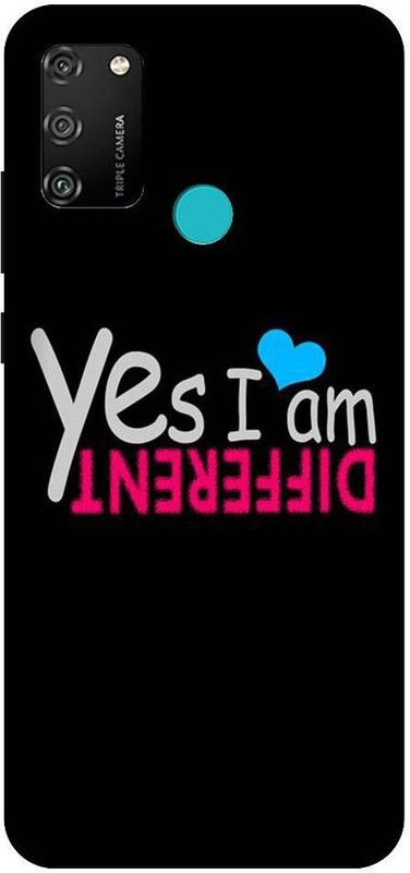 artocus Back Cover for Honor 9A, Honor 9A Yes I am different Printed Back Cover  (Multicolor, Hard Case, Pack of: 1)