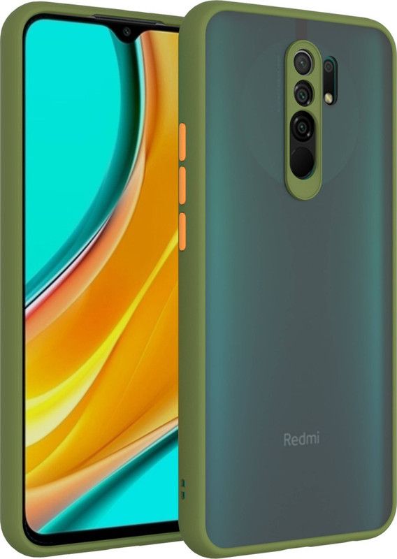AOnes Back Cover for Poco M2  (Green, Pack of: 1)