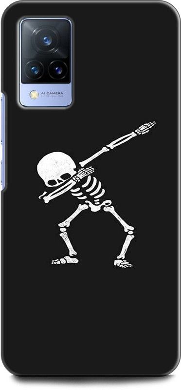Wall Art Back Cover for Vivo V21(5G) FUNNY SKULL, SKULL SAWG, FUNNY, SKULL, SAWG  (Multicolor, Dual Protection, Pack of: 1)