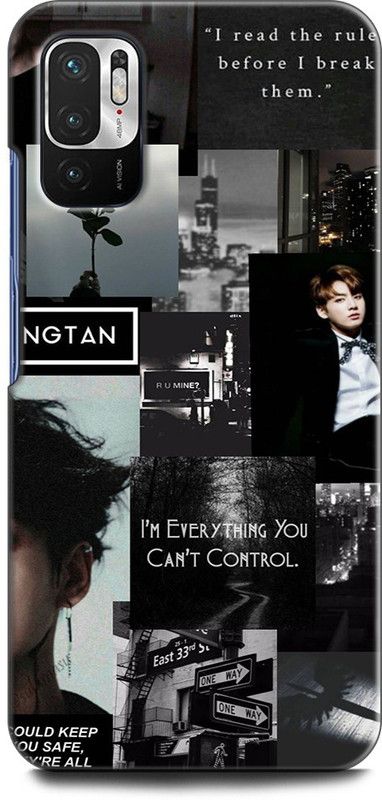 Afterglow Back Cover for Redmi Note 10T 5G BTS, BTS ARMY, BTS LOVE, BTS SINGERS, BANGTAN BOYS  (Multicolor, Shock Proof, Pack of: 1)