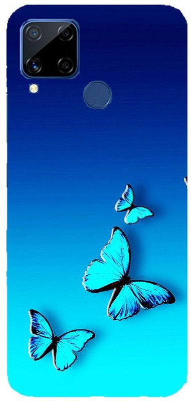 Flipkart SmartBuy Back Cover for Realme C15  (Blue, Hard Case, Pack of: 1)