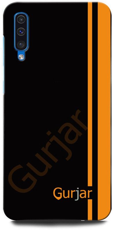 ORBIQE Back Cover for SAMSUNG Galaxy A50s GURJAR, GUJJAR, ORANGE, BLACK  (Multicolor, Hard Case, Pack of: 1)
