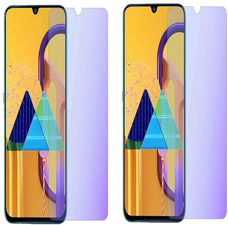 NIMMIKA ENTERPRISES Tempered Glass Guard for SAMSUNG GALAXY A31 ANTI BLUE TEMPERED GLASS  (Pack of 2)
