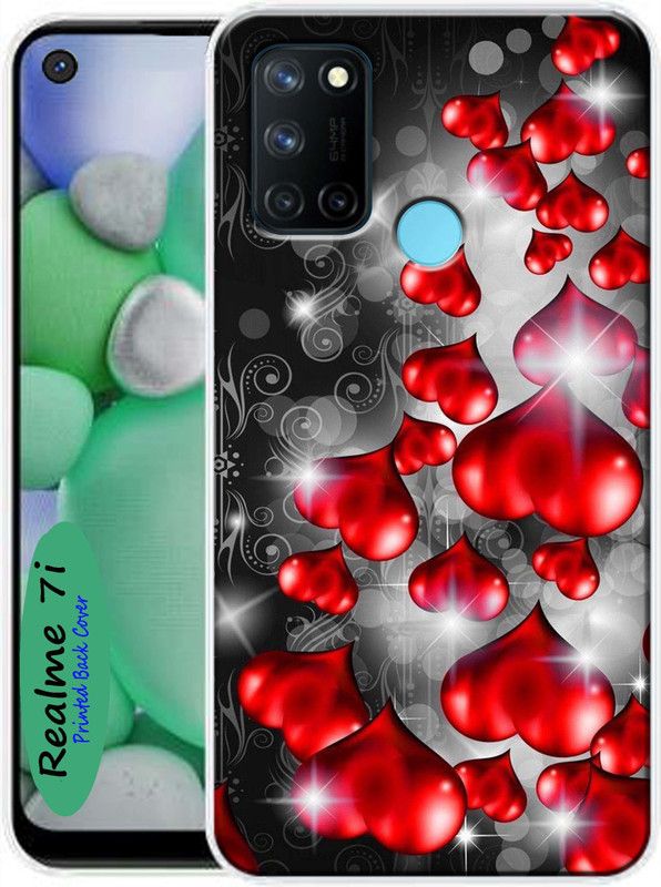 KENTAROELENE Back Cover for Realme 7i, Realme 7 I Back Cover  (Multicolor, Dual Protection, Silicon, Pack of: 1)