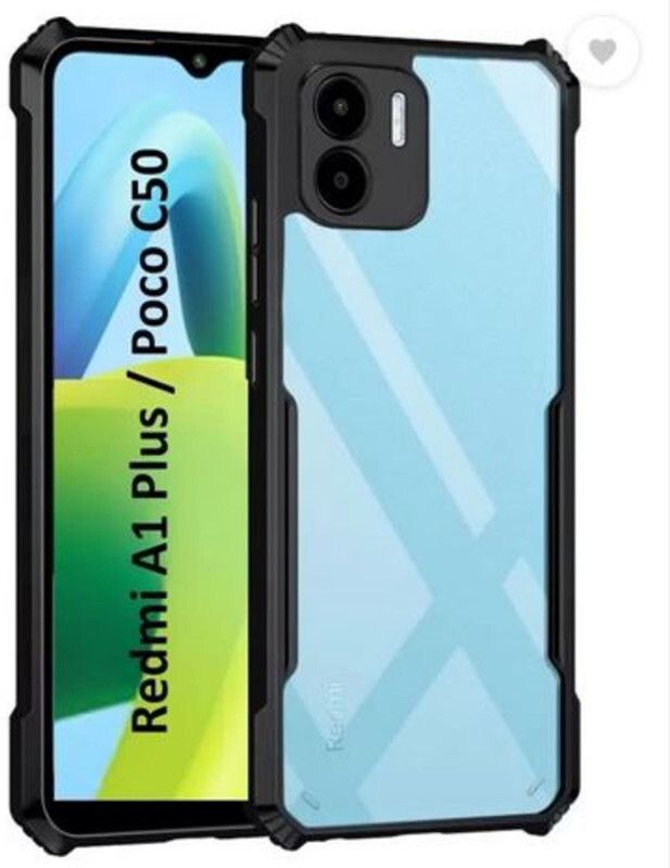 Chemforce Back Cover for POCO C50, Redmi A1 Plus, POCO C51, IP  (Transparent, Pack of: 1)