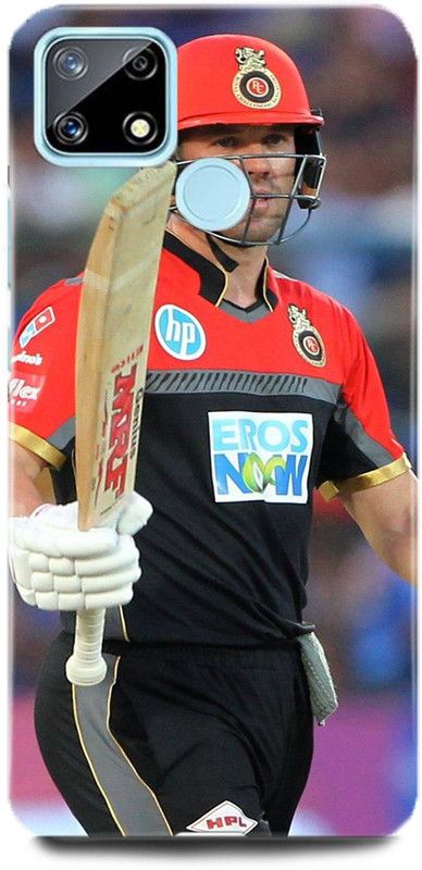 FUGGA Back Cover for Realme C12, RMX2189, ABHRHAM, DE VILLERS 360 RCB, PLAYER  (Multicolor, Hard Case, Pack of: 1)