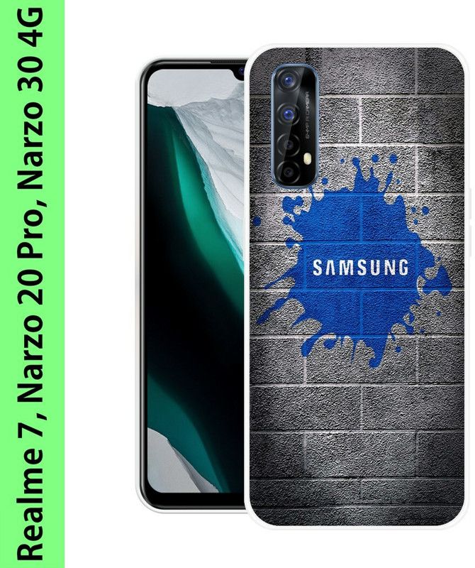 The Covers Glossy Point Back Cover for Realme 7, Realme Narzo 20 Pro, Realme Narzo 30 4G  (Multicolor, Grip Case, Silicon, Pack of: 1)