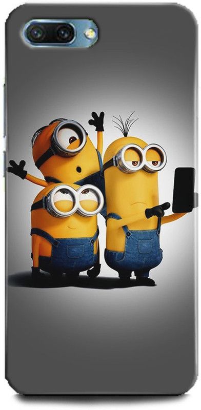 INDICRAFT Back Cover for Honor 10, Minions, Printed  (Multicolor, Shock Proof, Pack of: 1)
