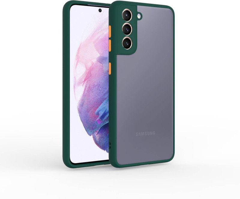 AOnes Back Cover for Samsung Galaxy S21  (Green, Cases with Holder, Pack of: 1)