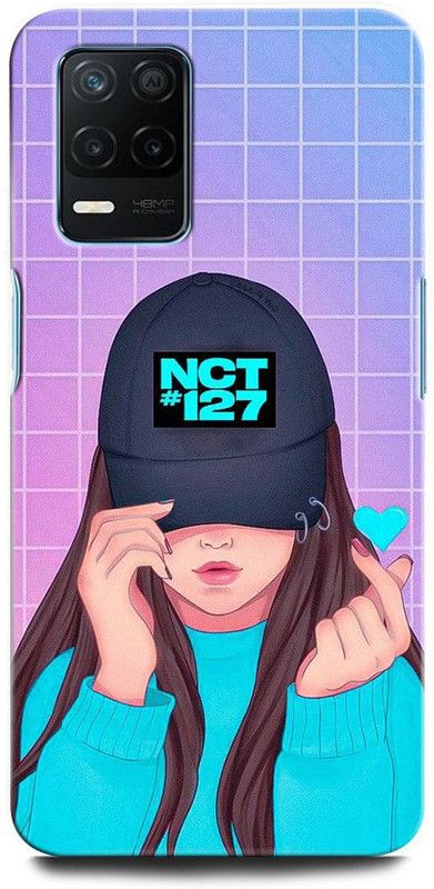 INTELLIZE Back Cover for Realme 8 5G 3241 GIRL, WOMEN ARTWORK, ANIME, PRETTY, BEUTY  (Multicolor, Hard Case, Pack of: 1)