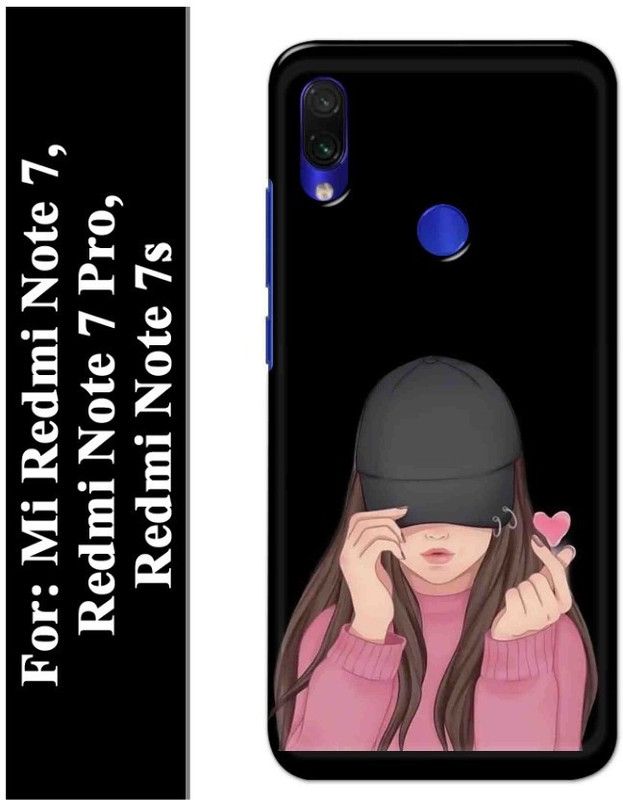 Majestic Back Cover for Mi Redmi Note 7 Pro, Mi Redmi Note 7, Mi Redmi Note 7s  (Black, Pink, Hard Case)