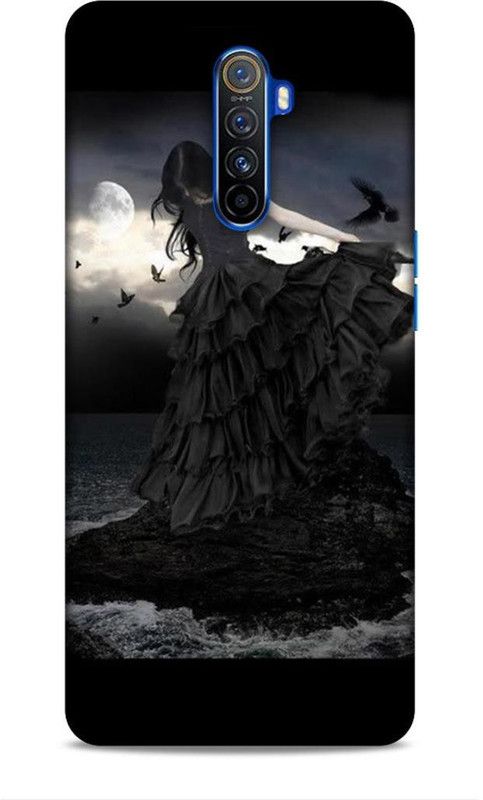 Keviv Back Cover for Realme X2 Pro  (Black, White, 3D Case, Pack of: 1)