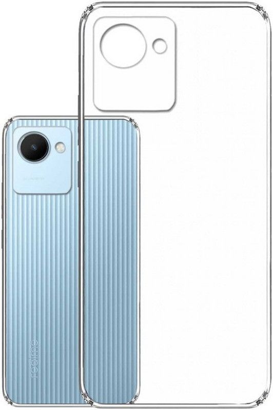 S-Hardline Back Cover for Realme C30, Soft Slim Fit Ultra-Thin Anti Scratch  (Transparent, Pack of: 1)