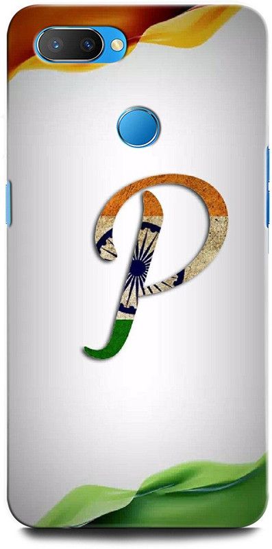 ORBIQE Back Cover for OPPO A5 CPH1809 P, P LETTER, P ALPHABET, DESIGN  (Multicolor, Hard Case, Pack of: 1)