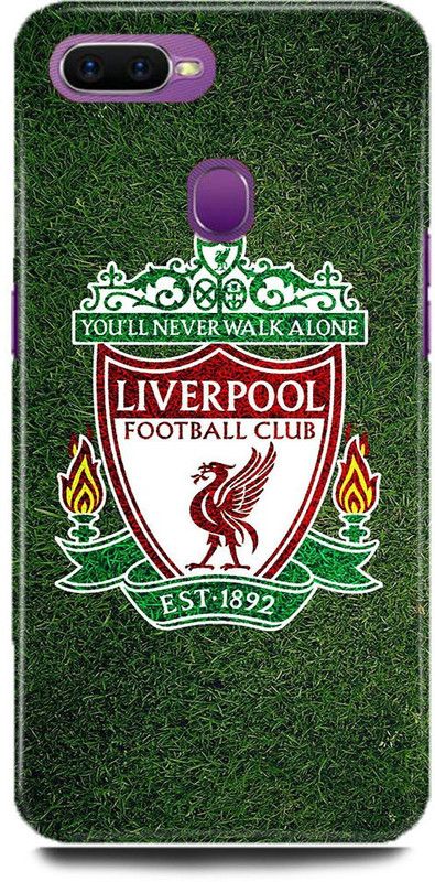 FUGGA Back Cover for OPPO A5, CPH1809, LIVERPOOL, SLOGAN, FOOTBALL, YOU, WILL, NEVER, WALK, ALONE  (Green, Hard Case, Pack of: 1)