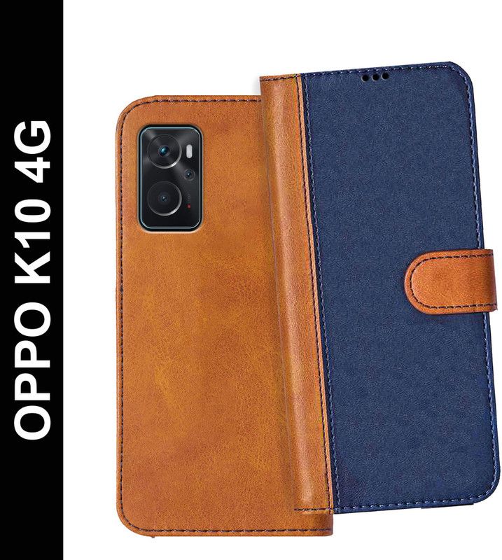 Flipkart SmartBuy Back Cover for OPPO K10 4G, Oppo K10  (Blue, Brown, Dual Protection, Pack of: 1)