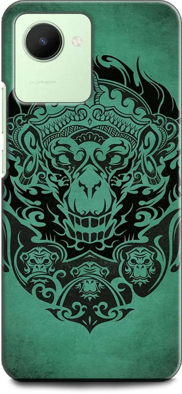 WallCraft Back Cover for Realme C30, RMX3581 MONKEY KING, ABSTRACT, ART, TEXTURE  (Multicolor, Dual Protection, Pack of: 1)
