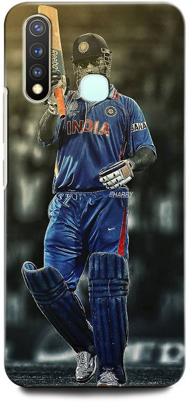 ORBIQE Back Cover for Vivo U20 ROHIT SHARMA, INDIA, CRICKET, INDIAN CRICKET BATSMAN  (Multicolor, Hard Case, Pack of: 1)