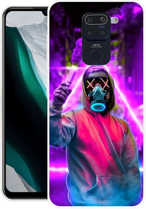 MUSKAY Back Cover for Redmi Note 9  (Multicolor, Grip Case, Silicon, Pack of: 1)