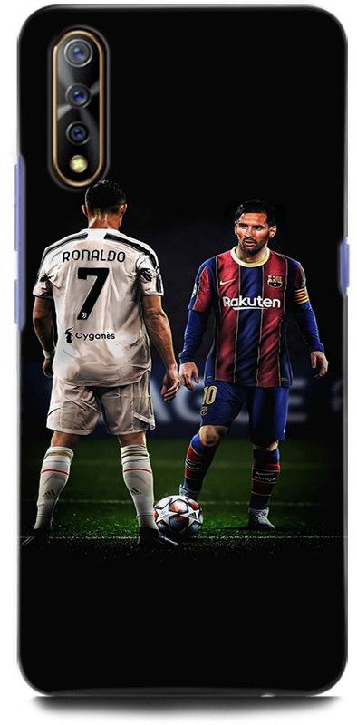 ORBIQE Back Cover for Vivo Z1x 1917 LIONEMESSI, CRISTIANORONALDO, MESSIRONALDO  (Multicolor, Hard Case)