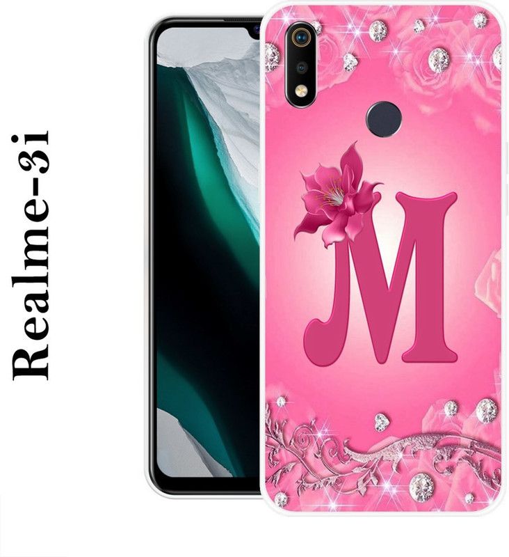 REDFLY Back Cover for Realme 3i  (Pink, Grip Case, Silicon)