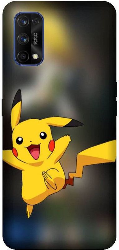 URCHIN Back Cover for Realme 7 Pro Pikachu, Cartoon, Pokemon, Cute, Pikachu Pokemon, Love  (Multicolor, Shock Proof, Pack of: 1)