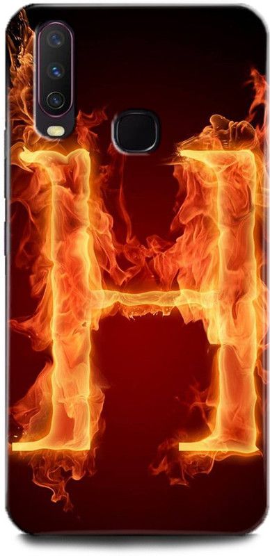 play fast Back Cover for Vivo Y12/1904 H LETTER PRINTED  (Multicolor, Hard Case, Pack of: 1)