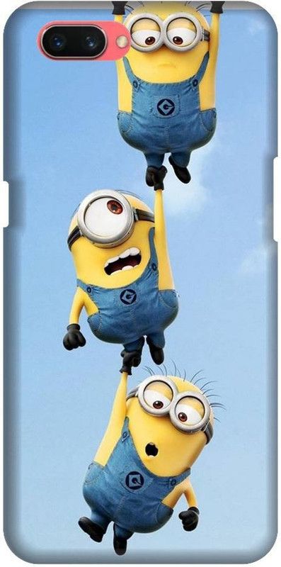 URCHIN Back Cover for Realme 1 minions, Cute, funny, cartoon, Minions cute, cute  (Multicolor, Shock Proof)