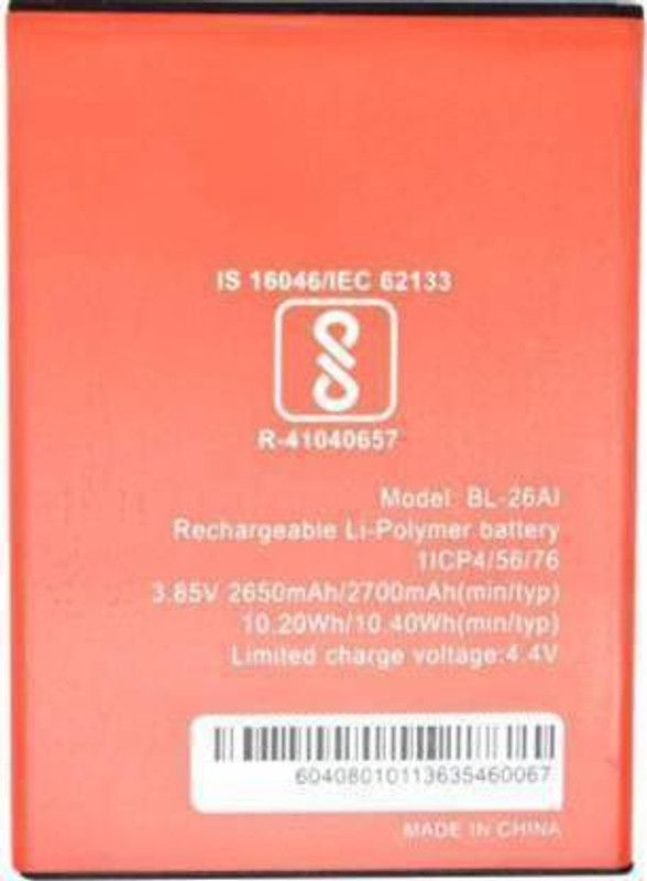 NYHBA SELLING POINT Mobile Battery For ITEL BL-26AI ITEL BL-26AI