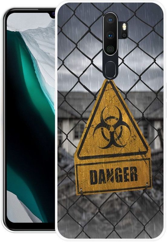 JAYFOX Back Cover for Oppo A5 2020  (Grey, Silicon)