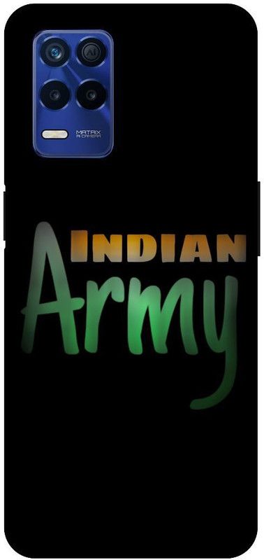 Bluvver Back Cover for Realme 8s 5G , RMX3381, Printed Indian Army Back Cover  (Multicolor, Hard Case, Pack of: 1)