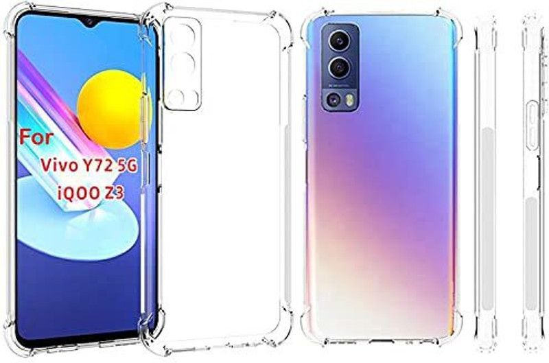 O2MG Back Cover for IQOO Z3 5G  (Transparent, Shock Proof, Silicon, Pack of: 1)
